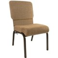 Flash Furniture Advantage Mixed Tan Church Chair 20.5" Wide PCHT-105